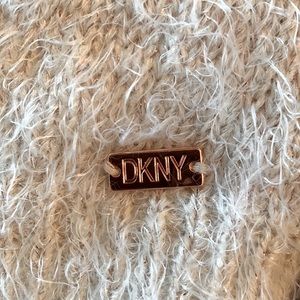 DKNY ivory girls hooded cardigan sweater size 4